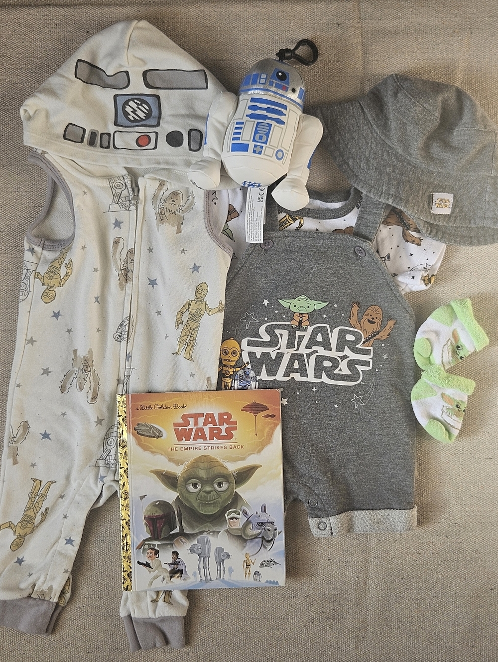 Star Wars Baby 3-6 Months Bundle Of Goodies